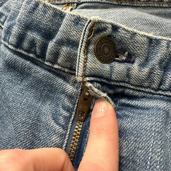 Vintage 70s Levis Faded Wash Blue Mens 36x30 Relaxed Yellow Tab Jeans - Picture 5 of 11